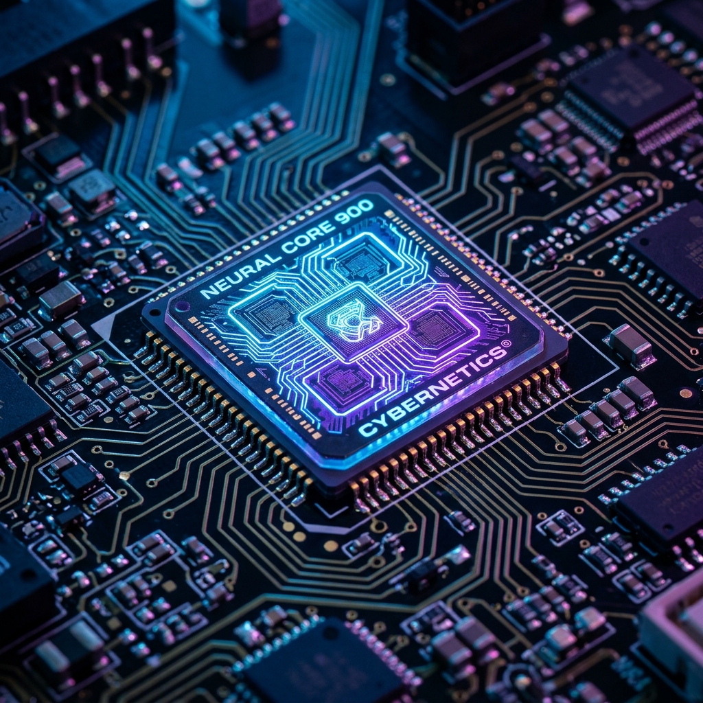 Microchip iluminado
